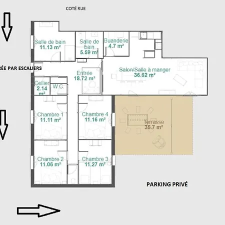 De L'abeille Apartamento *