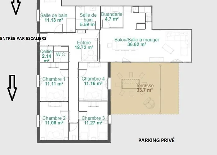 De L'abeille Apartament *